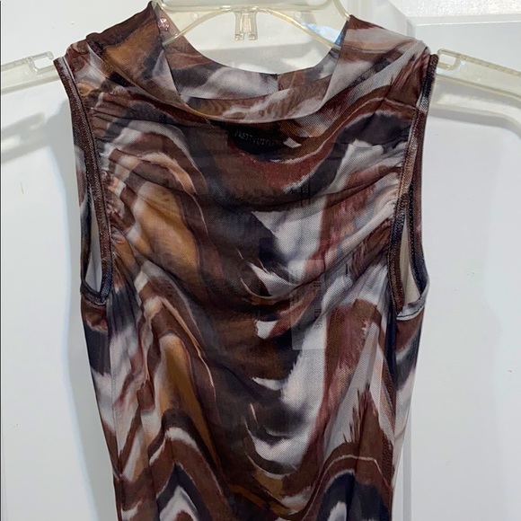 BRAND NEW brown mesh bodysuit - Picture 2 of 4